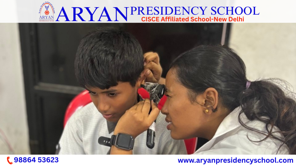 Aryan Presidency School | Annual Health Checkup Camp for Students
